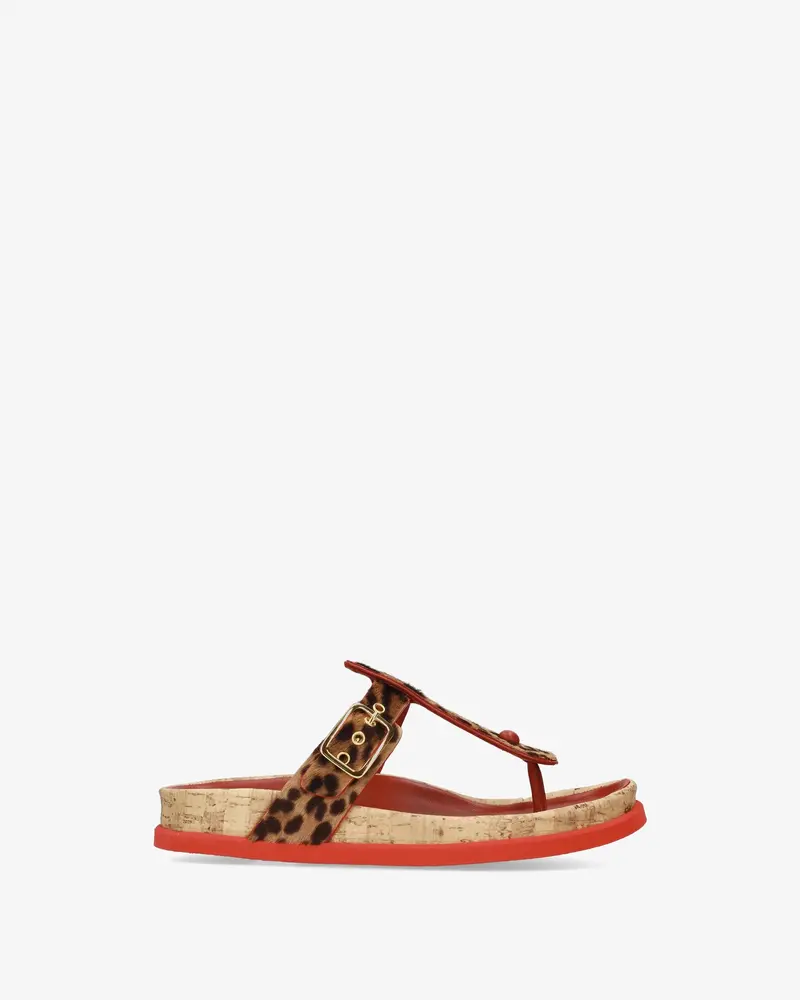 Ponyhide Thong Sandals 1