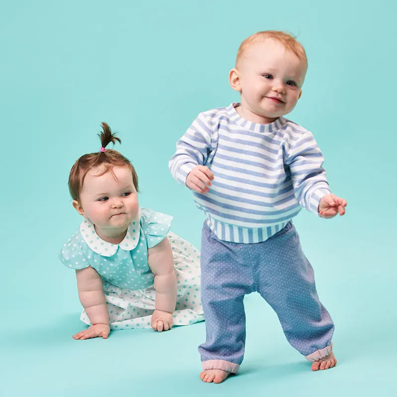 Poppy & Jazz Babies' Clover Reversible Trousers - Printed Copy Shop (+£5.00) 1