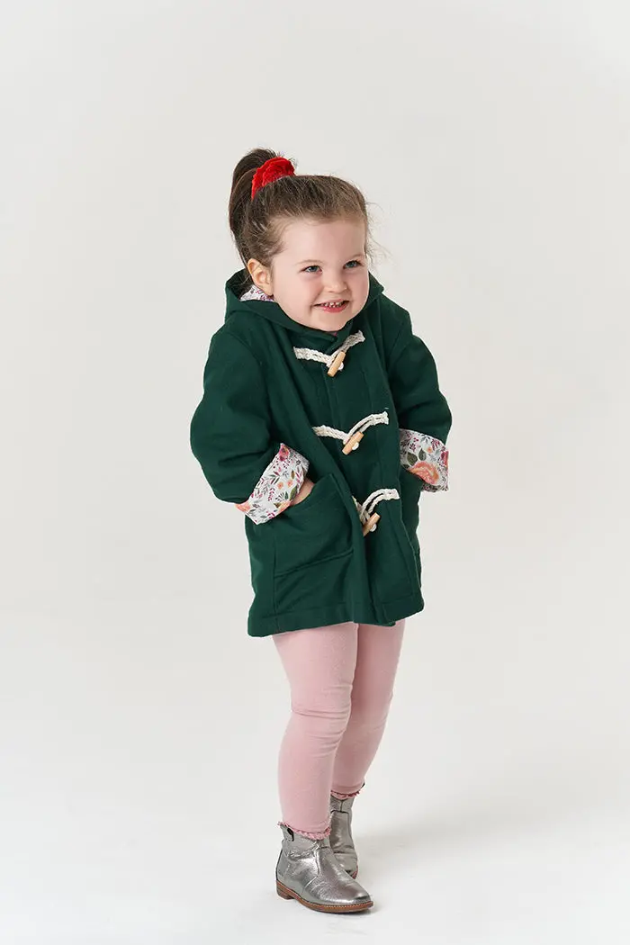 Poppy & Jazz Baby/Child Walnut Duffle Coat - Printed Copy Shop (+£5.00) 1