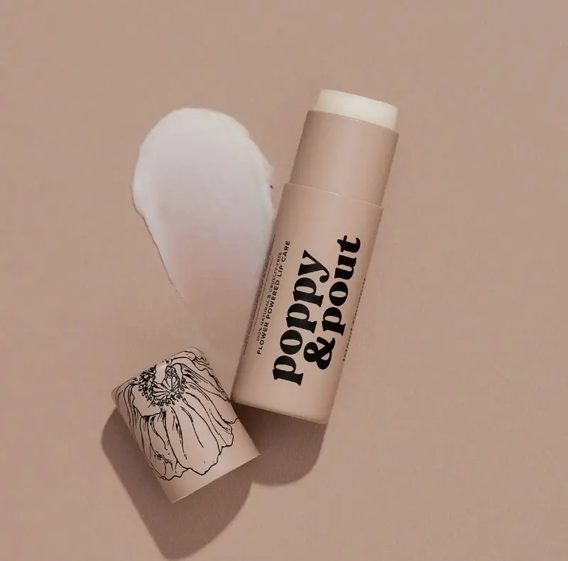 Poppy & Pout Lip Balm - Island Coconut 1