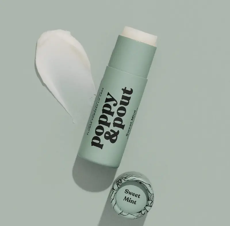 Poppy & Pout Lip Balm - Sweet Mint 1