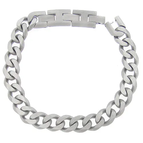 Powerline Steel Curb Bracelet 1