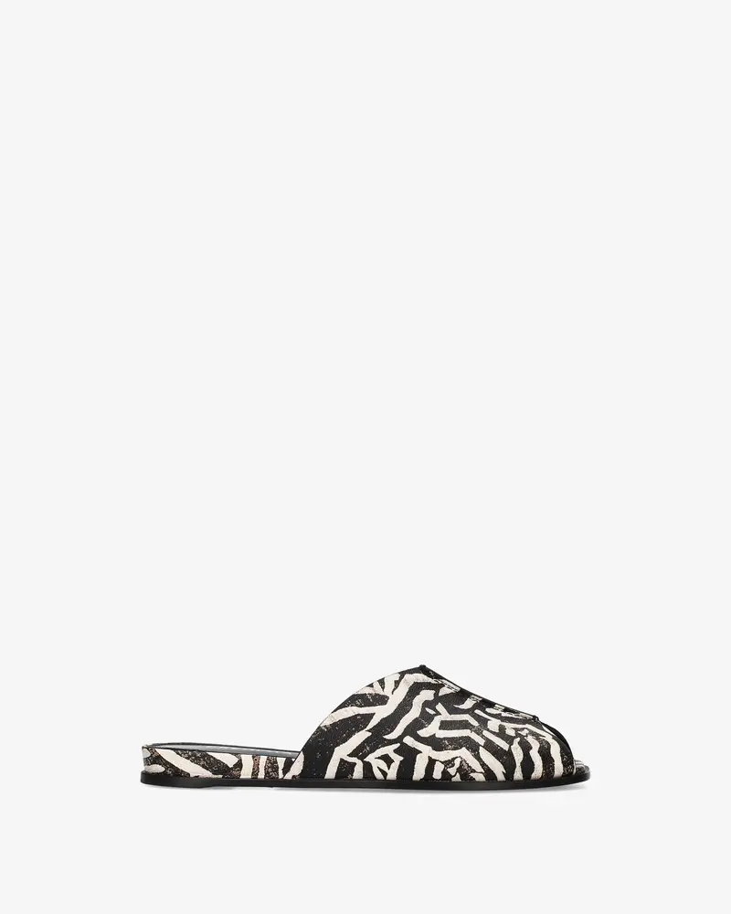 Printed Leather Sandals 1