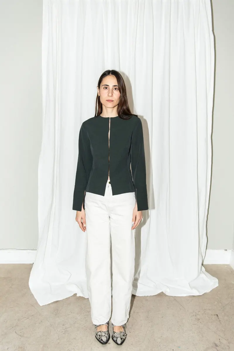 Puff And Pencil Silhouette Blouse & Trumpet Sleeve 1