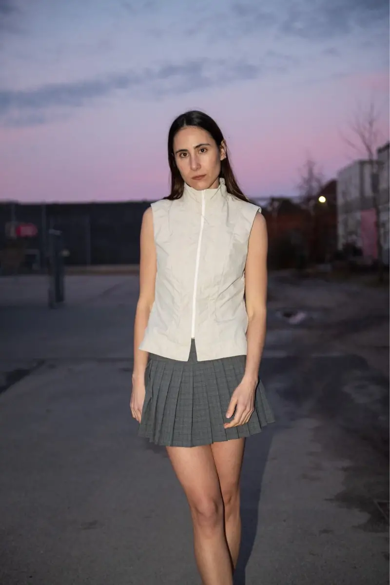 Puff And Pencil Zip Vest 1