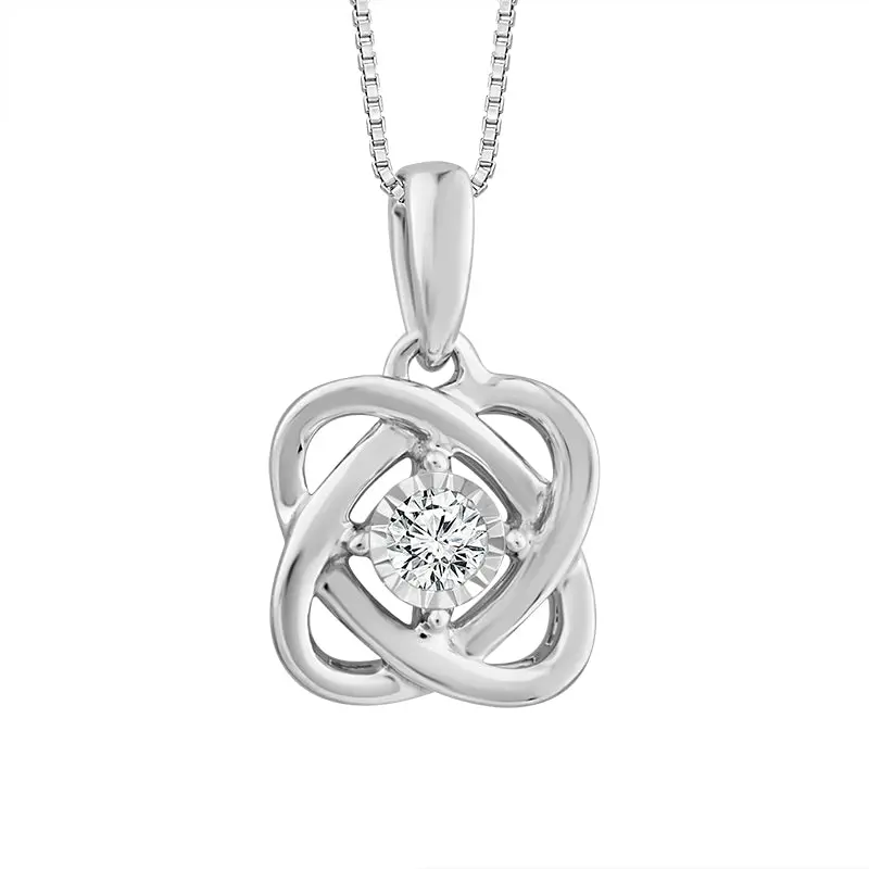 Pulseknot Diamond Pendant 1