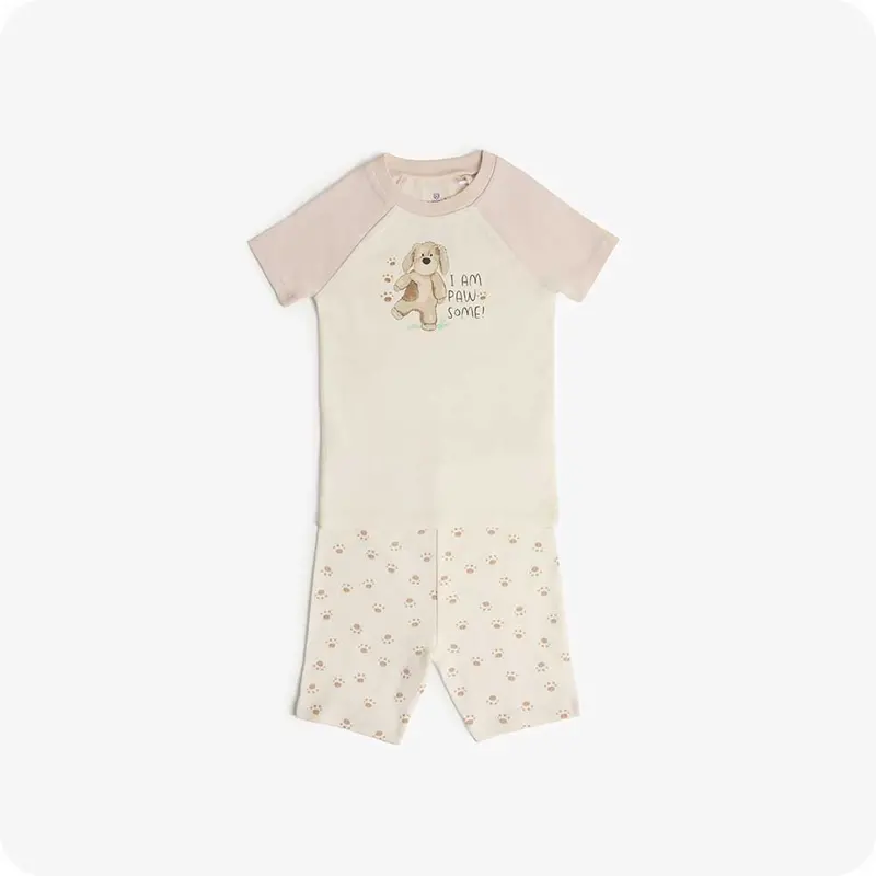 Puppy Shorties Pajamas 1