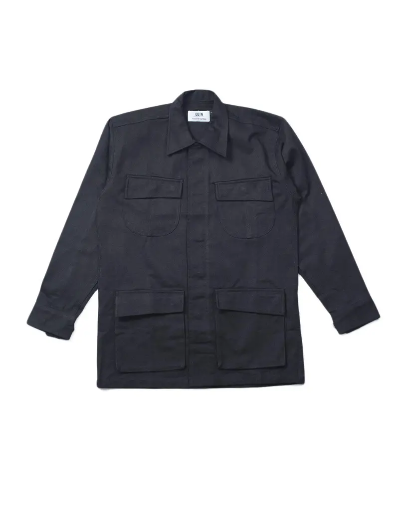 Qutn Field Jacket Ii Black Canvas 1