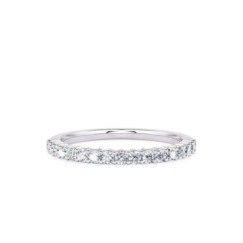 Radiant Diamond Crestline Anniversary Band 1