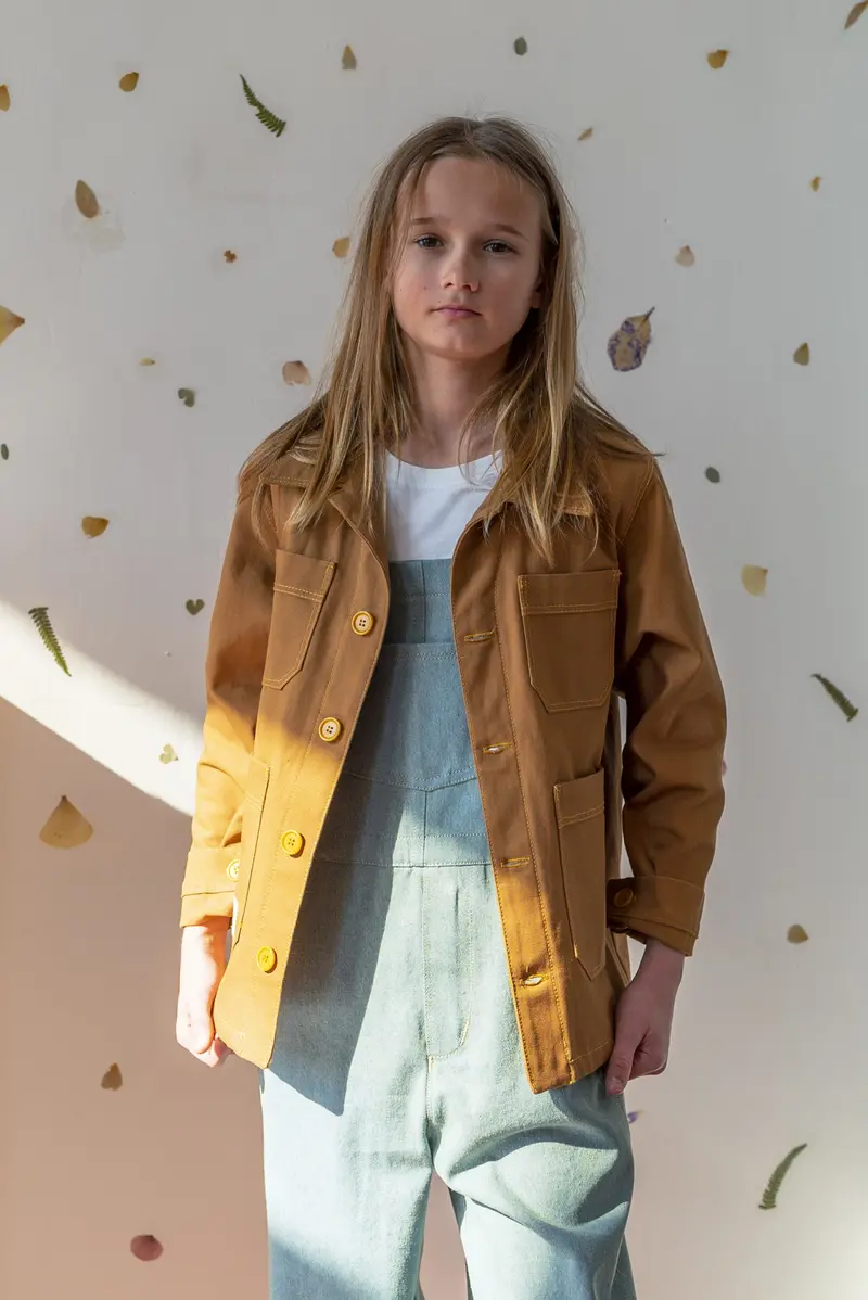 Ready To Sew Child/Teen Prosper Bleu De Travail Jacket 1
