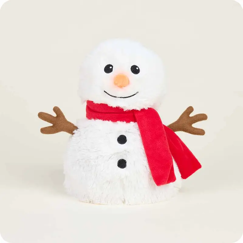 Red Scarf Snowman Warmies 1