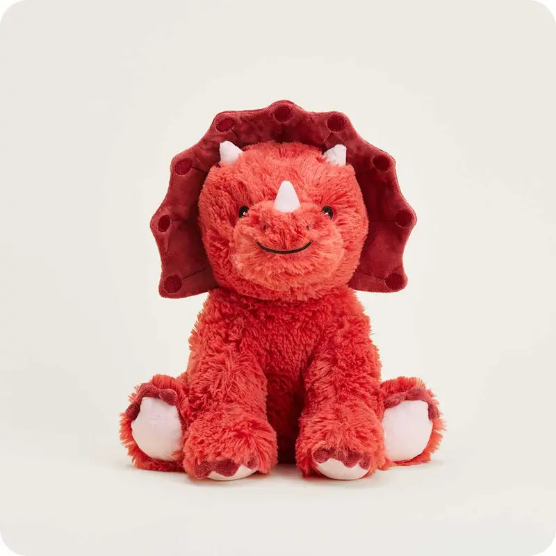 Red Triceratops Warmies 1