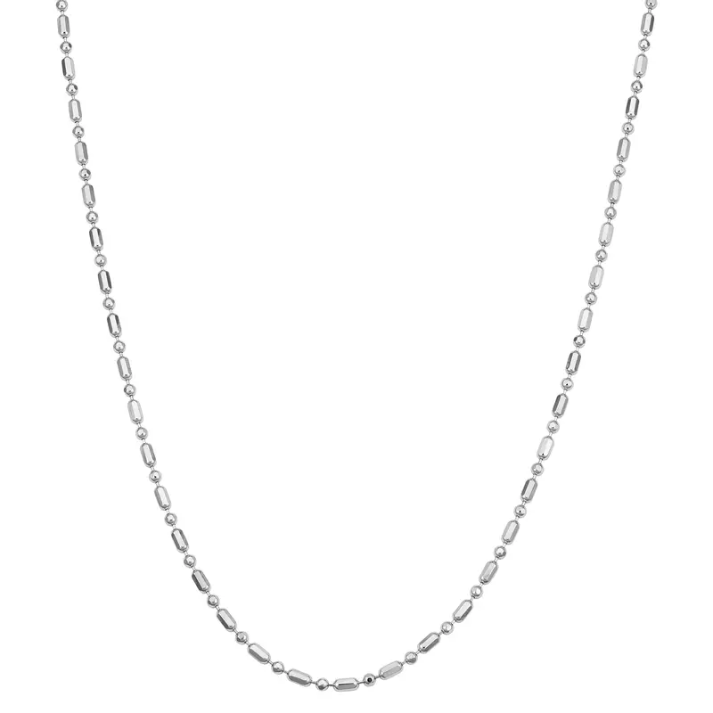 Refined Rhythm Silver Necklace 1