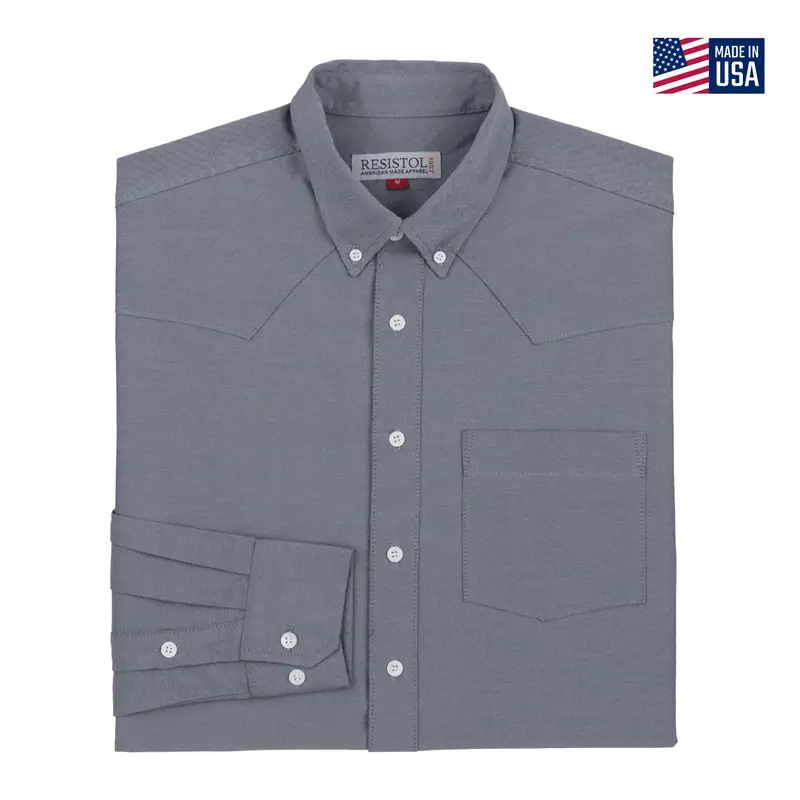 Resistol Oxford Dress Black Single Pocket 1