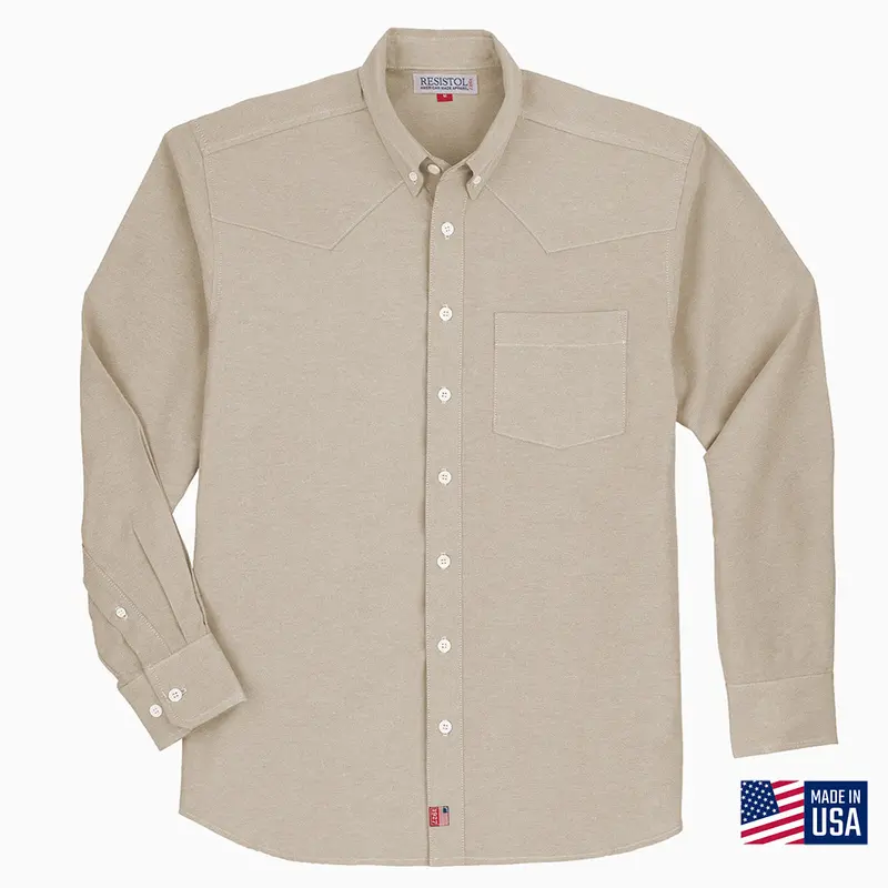 Resistol Oxford Single Pocket Khaki 1