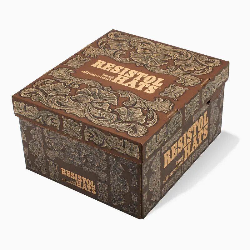 Resistol Tooled Hat Box 1