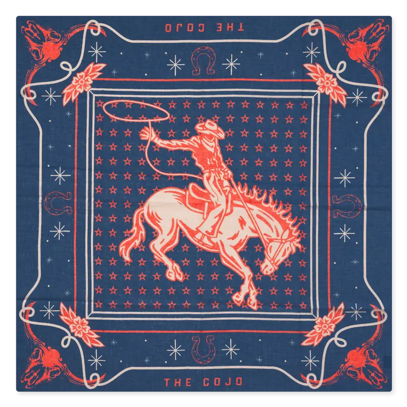 Rodeo Bandanna Blue 1