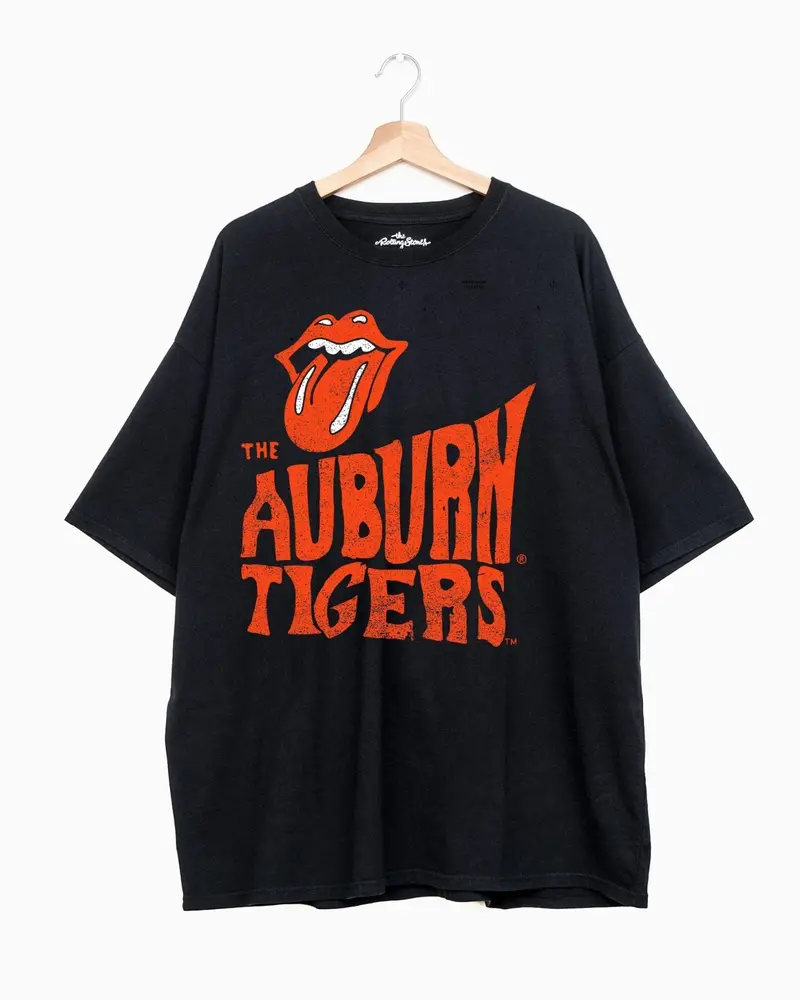 Rolling Stones Auburn Tigers Dazed Pepper One Size Tee 1