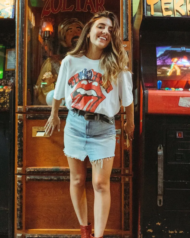 Rolling Stones Tennessee Flag Rocker White Tee 1