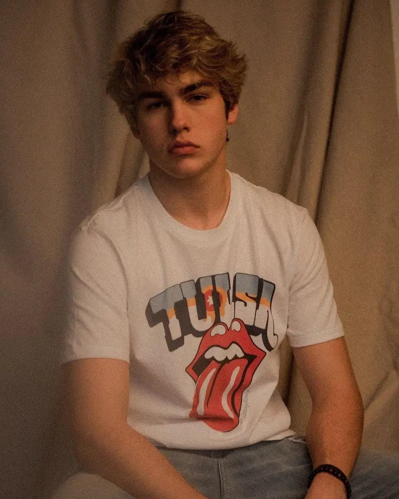 Rolling Stones Tulsa Flag Rocker White Tee 1