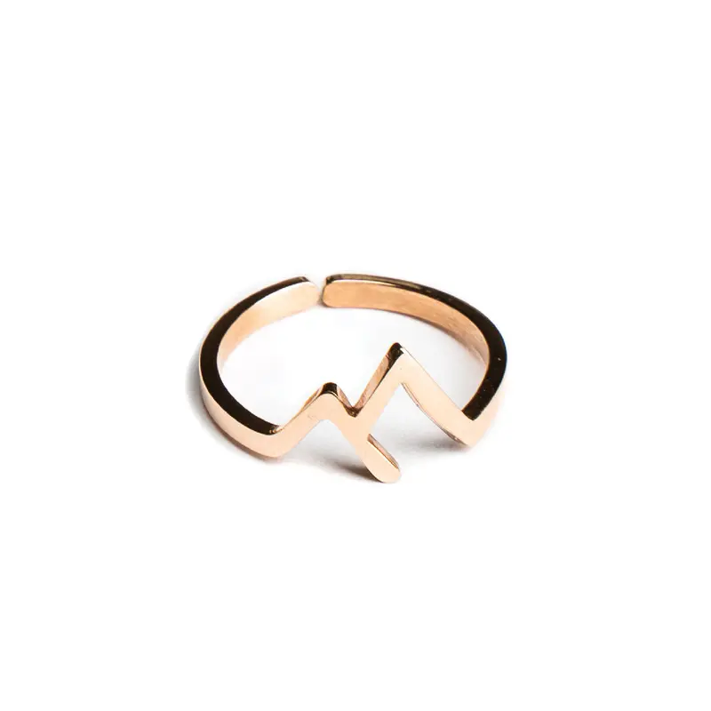 Rose Gold Mountain Ring 1