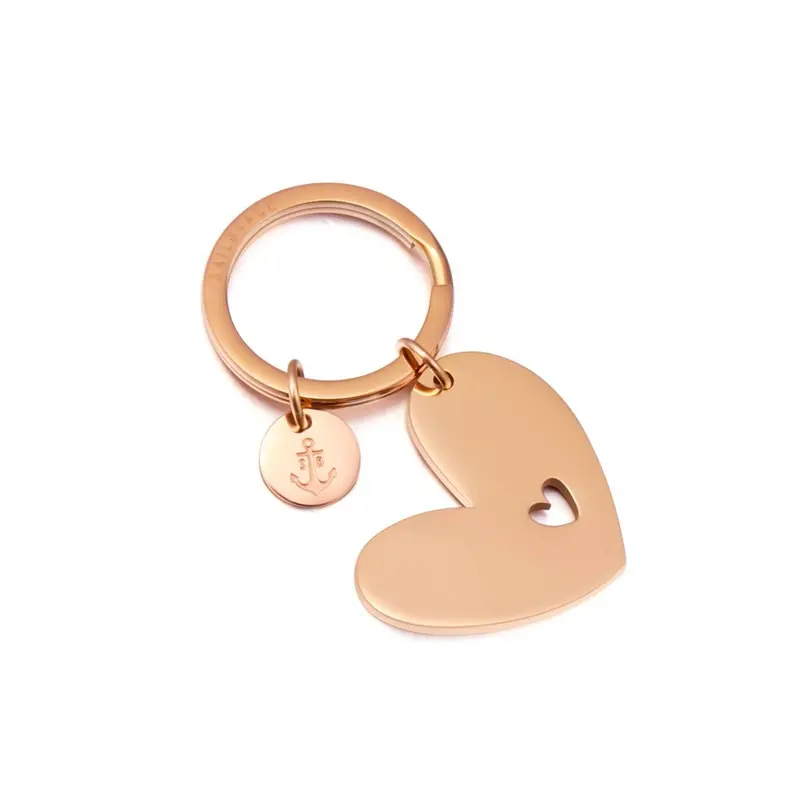 Rose Heart Keychain 1
