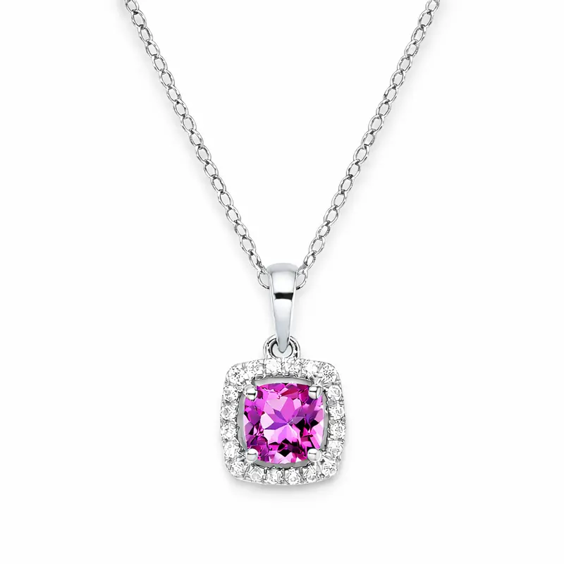 Rosewater Pink Sapphire Pendant 1