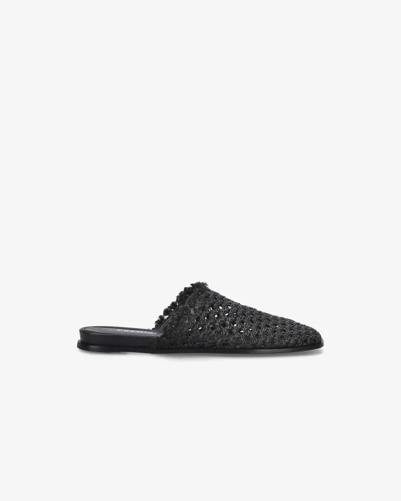 Sabot Woven Raffia Frayed Details 1