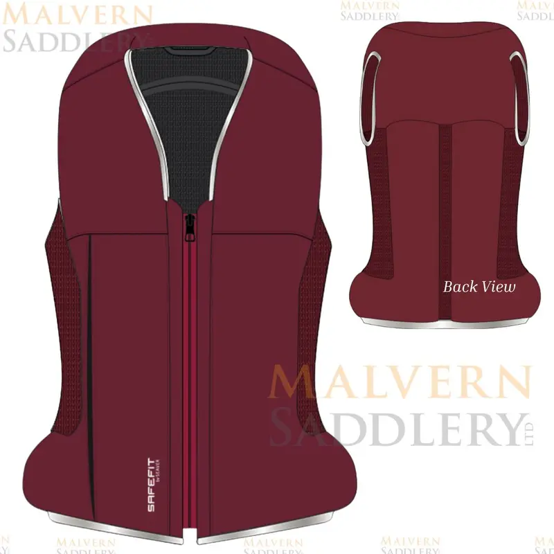 Safefit Airbag Vest - Bordeaux/Custom 6