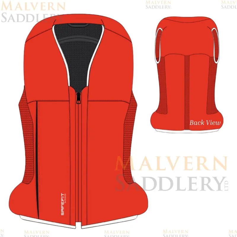 Safefit Airbag Vest - Red/Custom 7