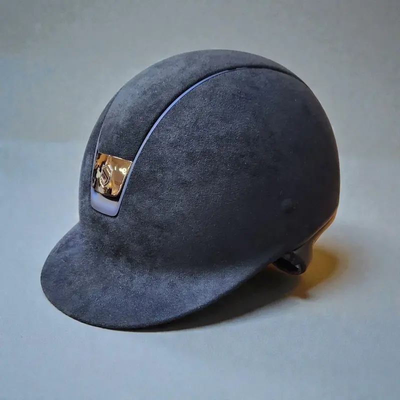 Samshield Premium  Navy Alcantara Equestrian Helmet - Size 6-1/2 1