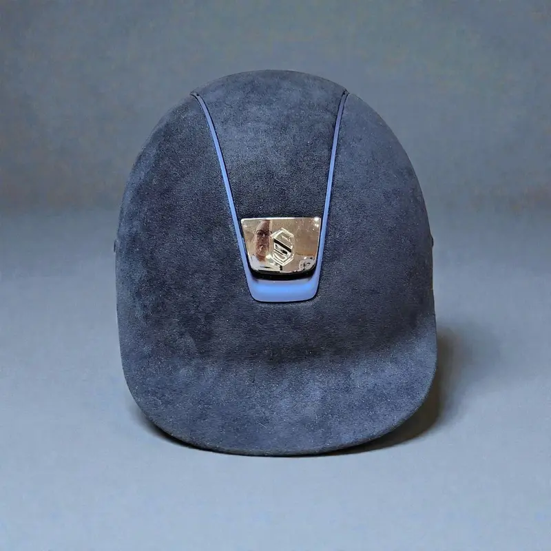 Samshield Premium Navy Alcantara Equestrian Helmet - Size 6-1/2 2
