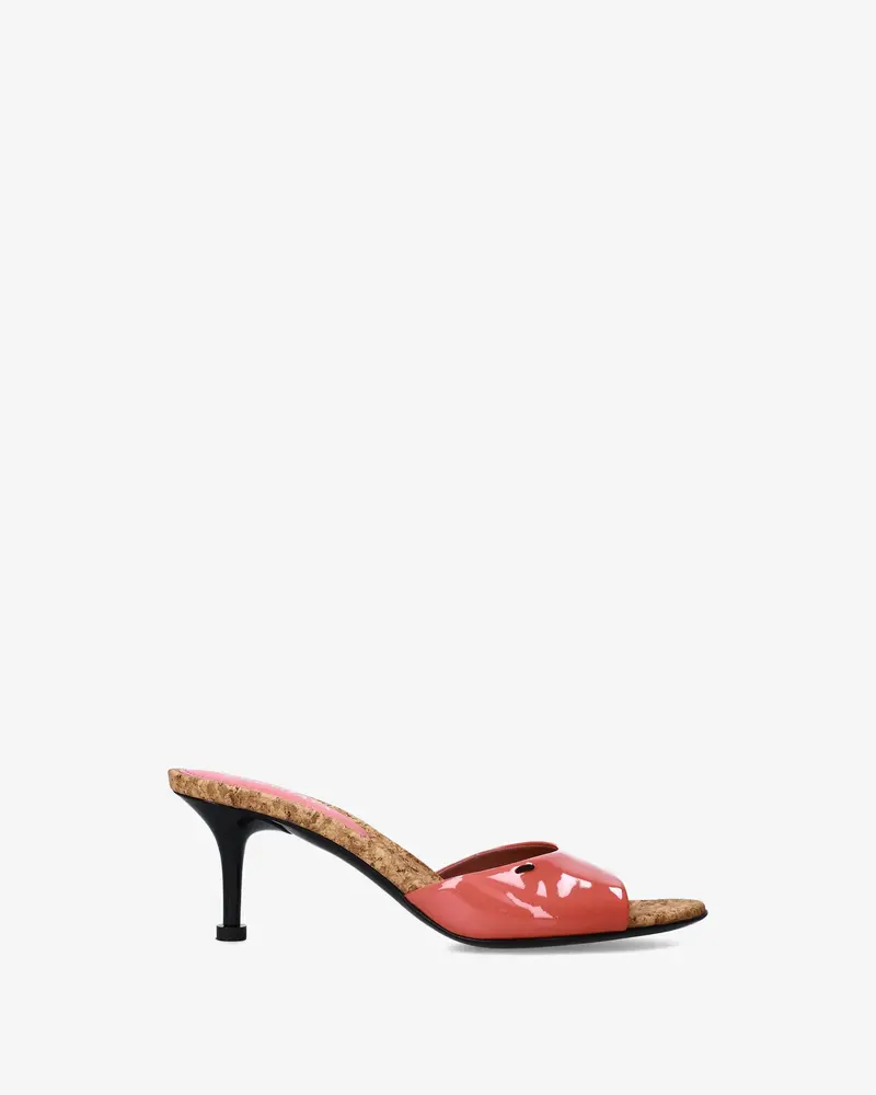Sandals In Suede And Patent Leather 1