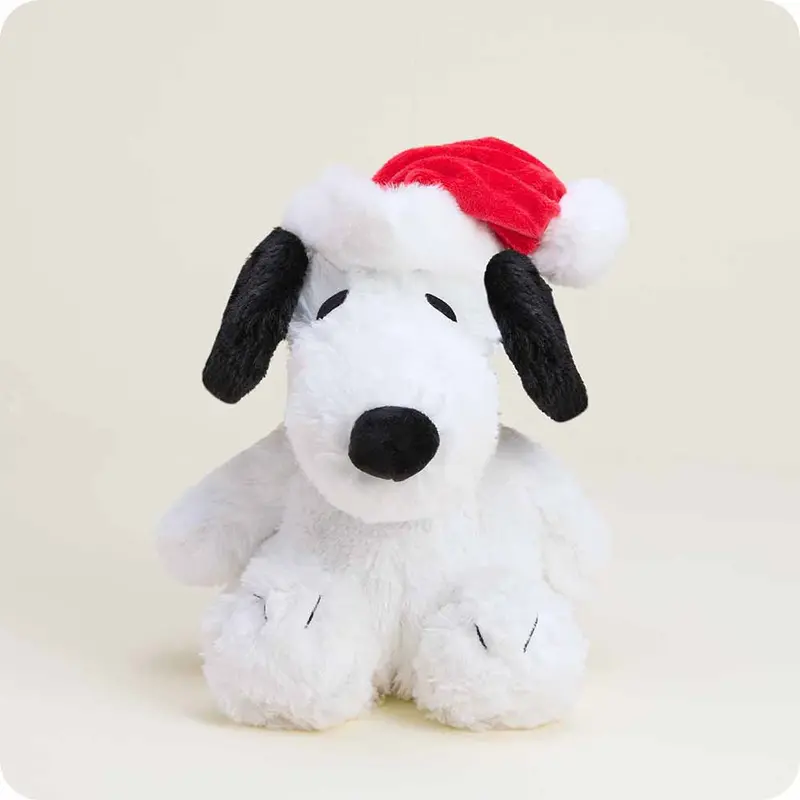 Santa Hat Snoopy Warmies 1