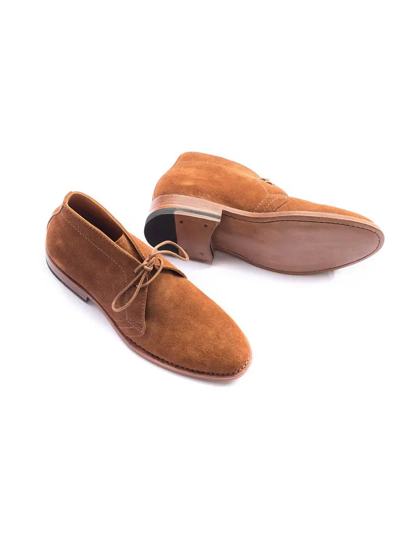 Santalum Casual Rover Chukka Brown Suede Leather 1