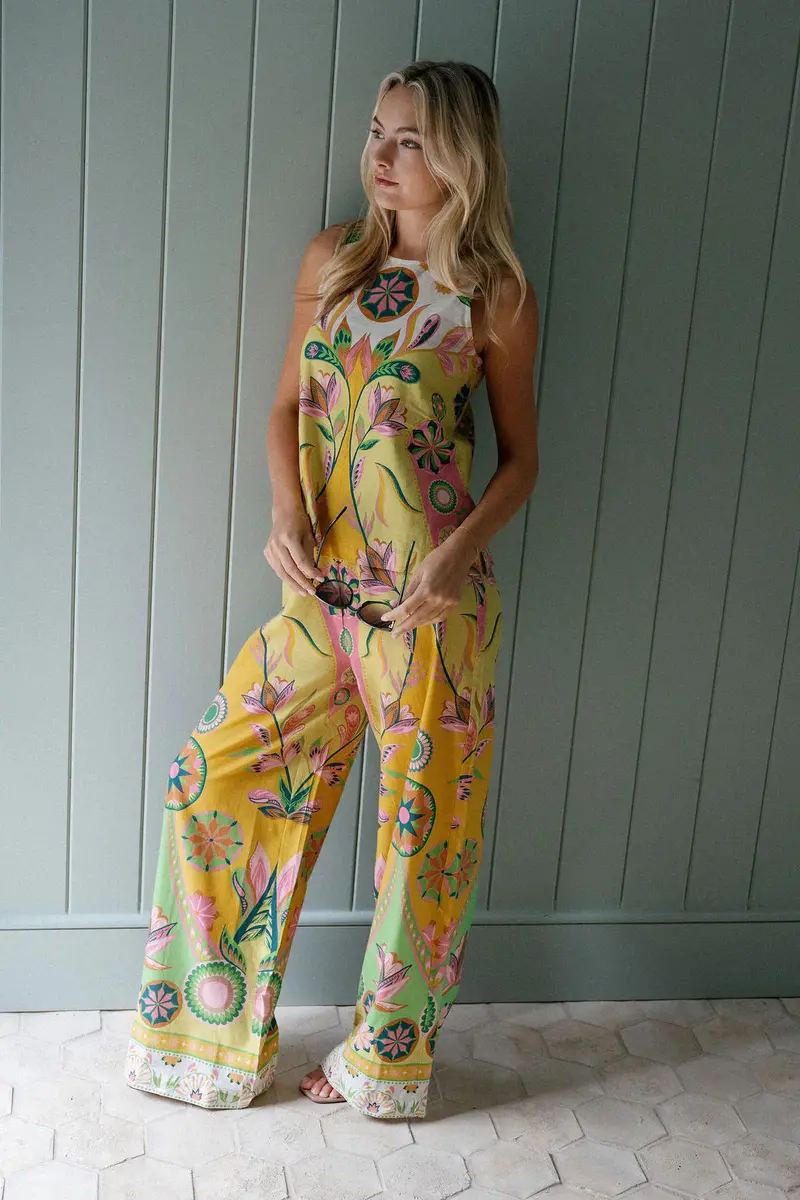 Sarah Linen Pant 1