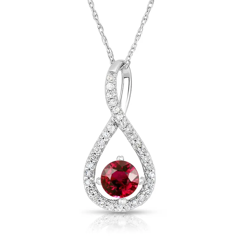 Scarletdrop Ruby Twist Pendant 1