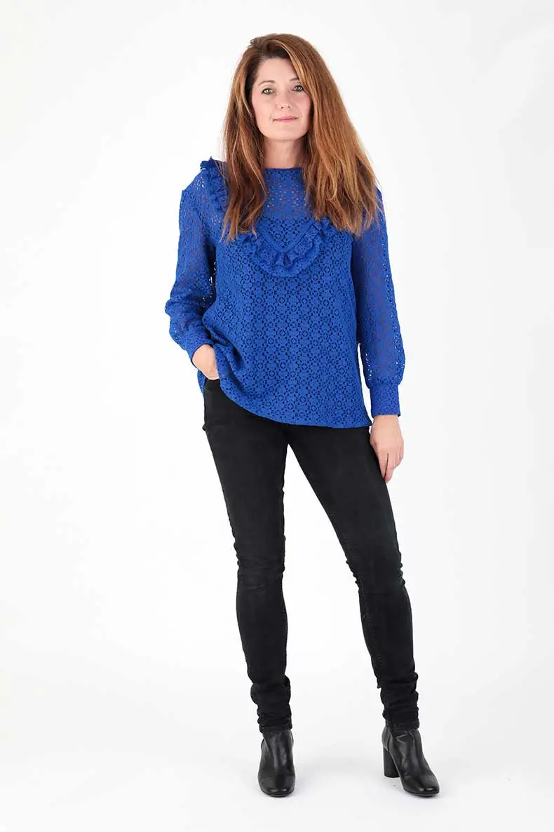 Schnittchen Patterns Kiki Ruffle Shirt - Printed Copy Shop (+£5.00) 1