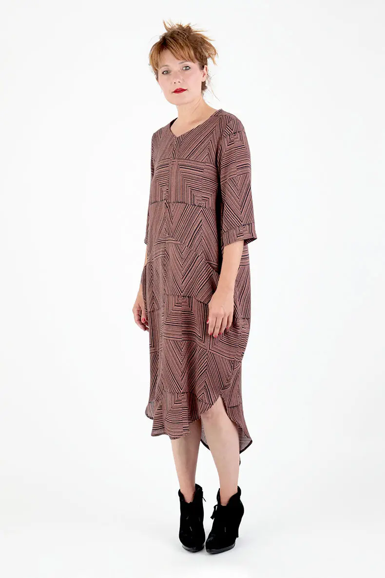 Schnittchen Patterns Trine Cocoon Dress - Printed Copy Shop (+£7.00) 1