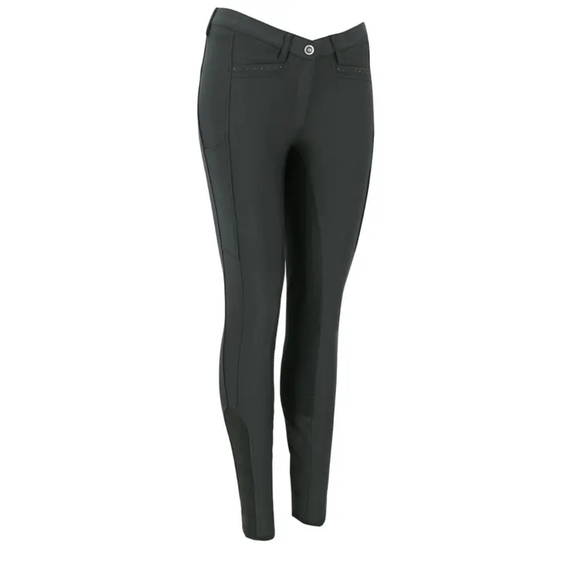 Schockemöhle Ladies Celine Full Seat Clarino Breech -Safari Green 1