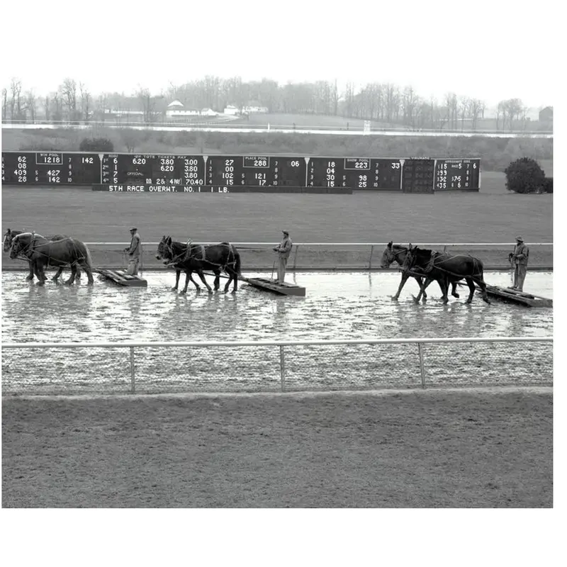 Sealing The Track At Keeneland 1