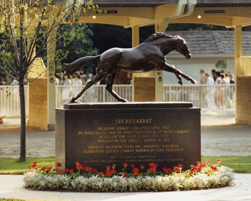 Secretariat Statue At Belmont Park 1