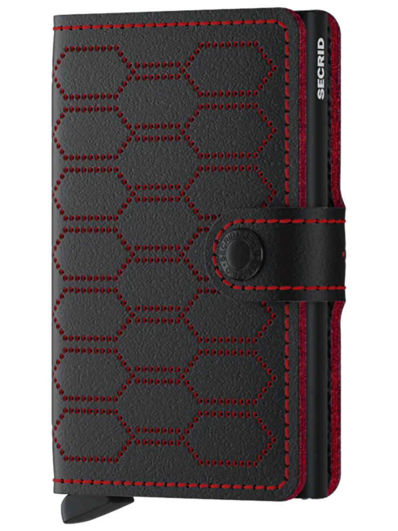 Secrid Miniwallet Fuel Black Red 1