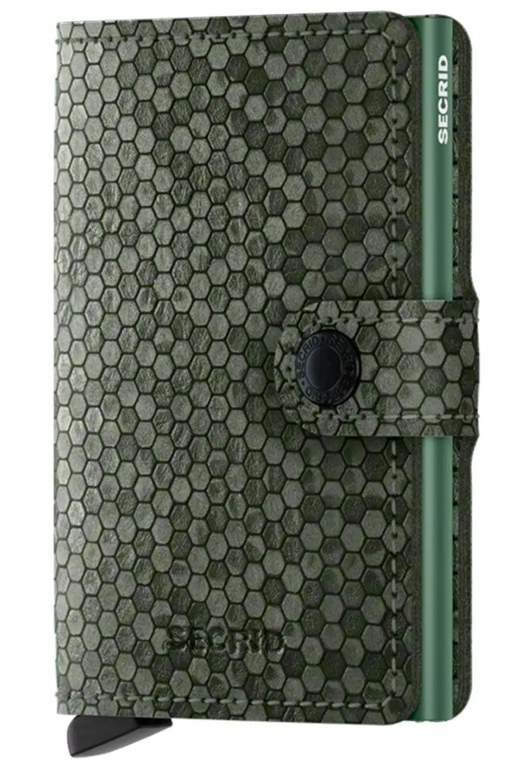 Secrid Miniwallet Hexagon Green 1