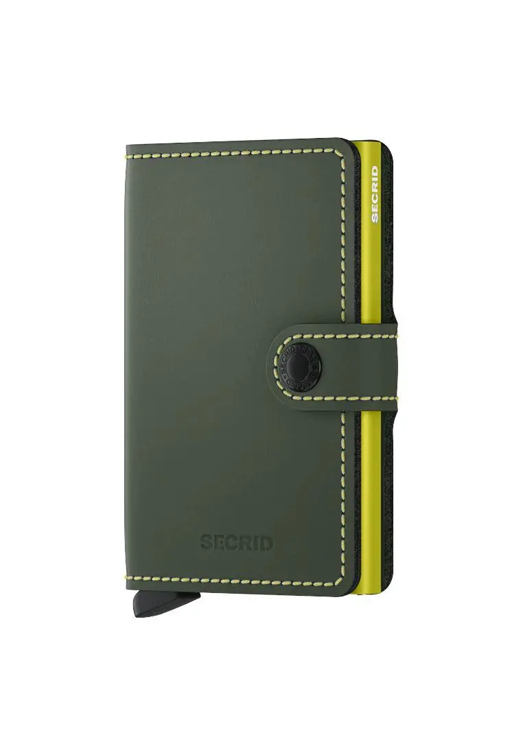 Secrid Miniwallet Matte Green Lime 1