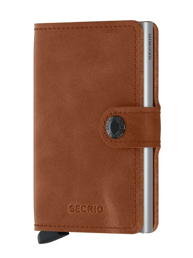 Secrid Miniwallet Vintage Cognac Silver 1