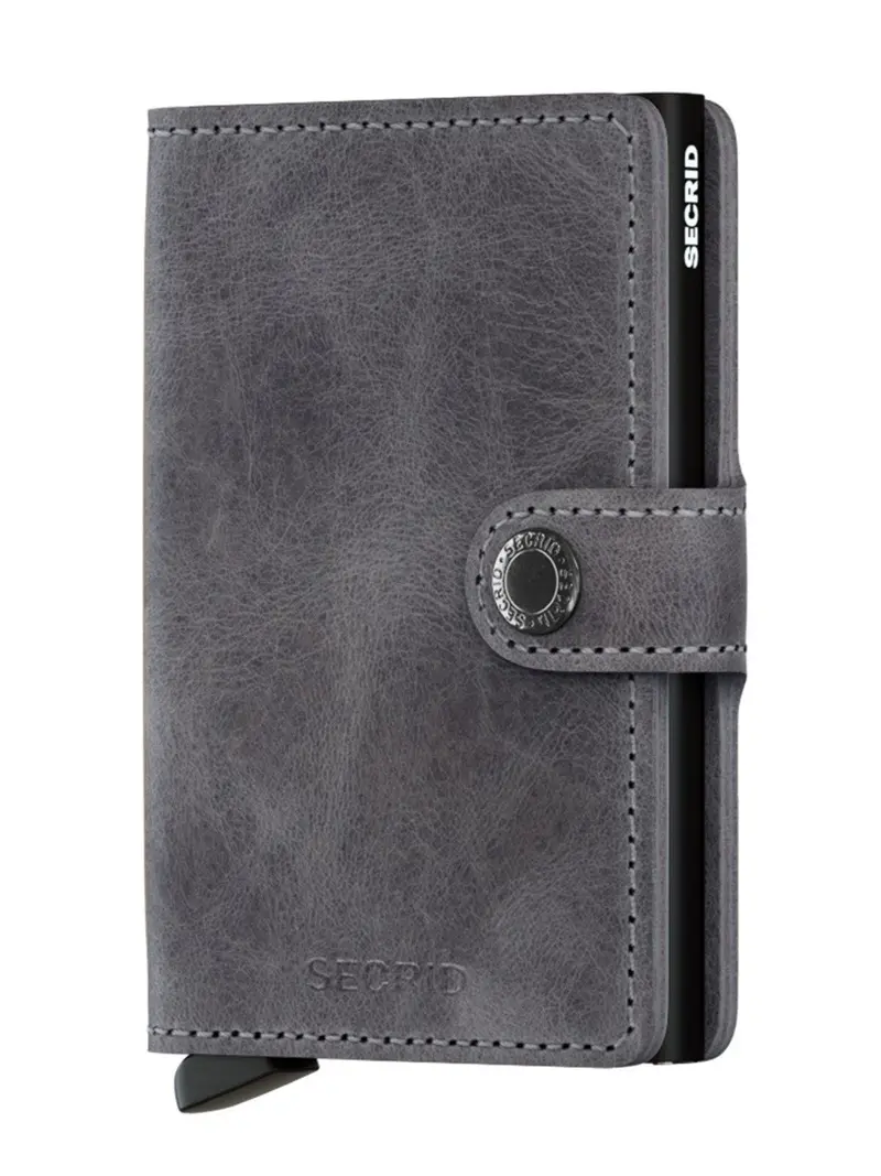 Secrid Miniwallet Vintage Grey Black 1