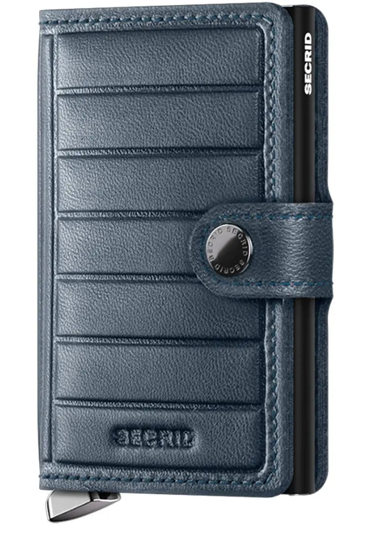 Secrid Premium Edition Miniwallet Emboss Lines Teal 1