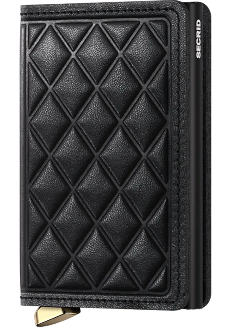 Secrid Premium Edition Slimwallet Emboss Diamond Black 1
