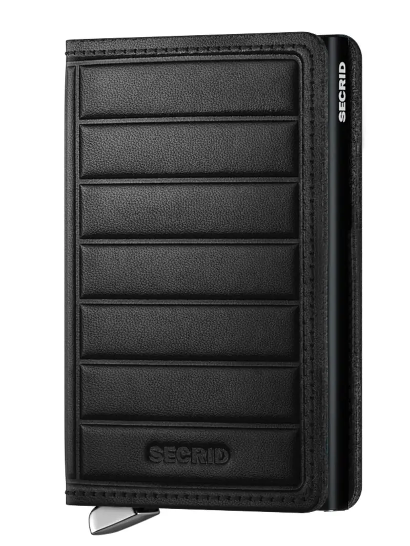 Secrid Premium Edition Slimwallet Emboss Lines Black 1